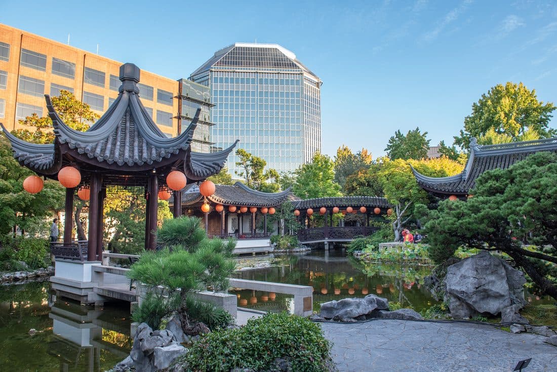 Yun Shui Teahouse at Lan Su Chinese Garden, Portland